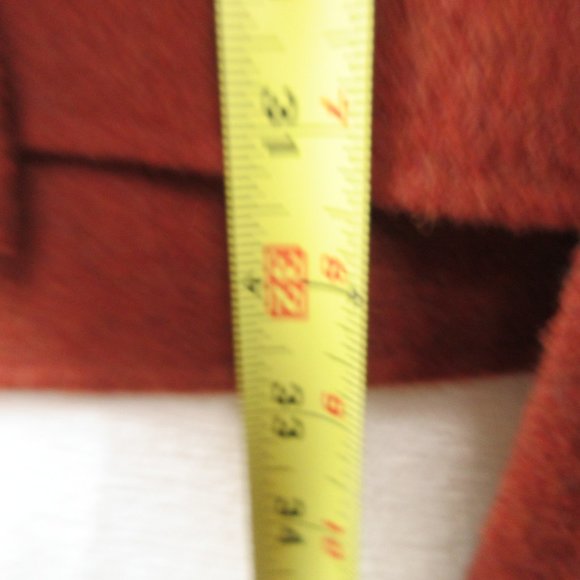 Vince Oversized Blanket Coat Size L Rust - Picture 7 of 8